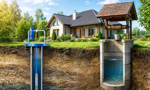 Автономное водоснабжение загородного дома Ломоносов: скважина или колодец 